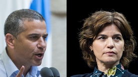 זנדברג ומגל, צילום: יהונתן סינדל פלאש 90